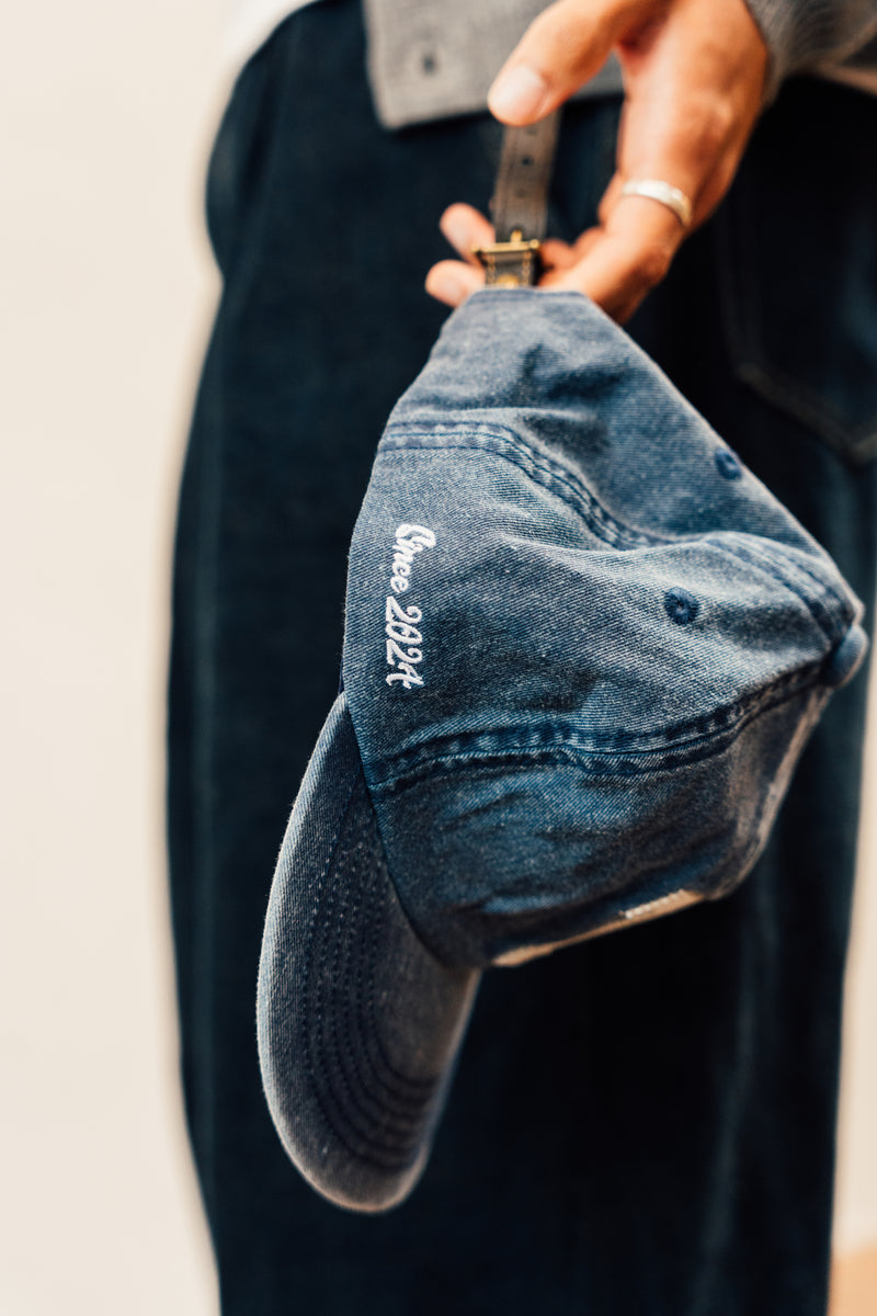 Washed Blue Cap